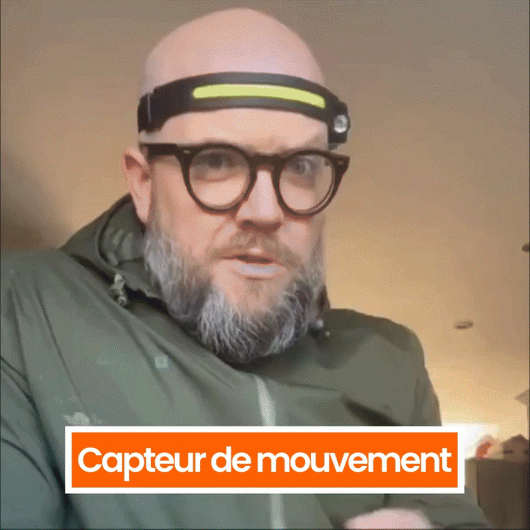 Lampe frontale LED à éclairage grand angle 230° PanoraLight™